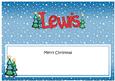 Merry Christmas Lewis Xmas Trees Matching Large Dl Insert