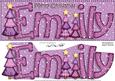 Merry Christmas Emily Xmas Trees Large Dl & 3D Decoupage