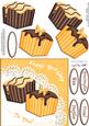 Fondant Fancies Birthday Cakes Quick Card N 3D Decoupage