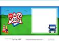 Big Blue Lorry Matching Insert Square