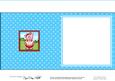Syd Piggy's Birthday Cake Clover Matching Square Insert