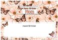 Birthday Mom Floral Butterflies Large Dl Matching Insert
