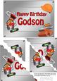 5x7 Handyman Tools Birthday Godson Scallop Corner