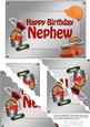 5x7 Handyman Tools Birthday Nephew Scallop Corner