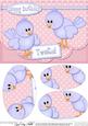 A5 Little Birdie Felties Oval Pyramage Topper
