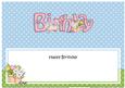 Birthday Pretty Gardening Matching Large Dl Insert