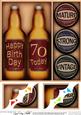 8x8 Novelty 70th Birthday Beer N Cheese Corner Stacker