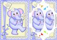 A5 Lola Elephant's Flowers Scallop Corners and Pyramage