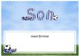 Happy Birthday Son Football Matching Large Dl Insert