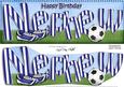 Large Dl Birthday Nephew Football Card & 3D Decoupage
