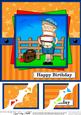 8 x 8 Schoolboy Zeke Birthday Scalloped Corner Topper