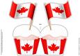 Flying the Flag Canada Cupcake Felties Shaped Card
