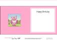 Zoe Piggy & Postbox Matching Square Insert