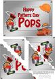 5x7 Handyman Tools Fathers Day Pops Scallop Corner
