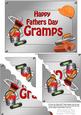 5x7 Handyman Tools Fathers Day Gramps Scallop Corner