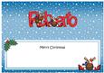 Merry Christmas Roberto Rudolph Matching Large Dl Insert