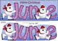 Merry Christmas June Polar Bears Large Dl & 3D Decoupage