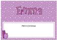 Merry Christmas Emma Presents Matching Large Dl Insert