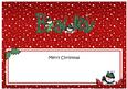 Merry Christmas Bailey Snowmen Matching Large Dl Insert