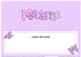 Birthday Marianne Butterflies Large Dl Matching Insert