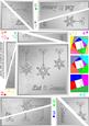Xmas Snowflakes Twisted Spiral Side Stacker