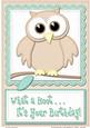 A4 What a Hoot Owl Birthday Felties