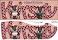 Large Dl Birthday Kirsty Scottie Dog 3D Decoupage