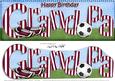 Large Dl Birthday Grandpa Football Card & 3D Decoupage