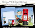 3D Schoolboy Zeke Sleeps Till I Start School Countdown Card