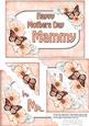 5x7 Flowers & Butterflies Mothers Day Mammy Scallop Corner