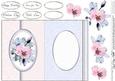 Posy & Pearls Fold Back Card with Decoupage