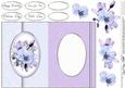 Posy & Pearls Fold Back Card with Decoupage
