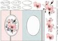 Posy & Pearls Fold Back Card with Decoupage