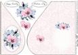 Posy & Pearls Teardrop Card