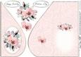 Posy & Pearls Teardrop Card