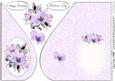 Posy & Pearls Teardrop Card