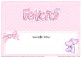 Birthday Felicity Balloon Matching Large Dl Insert