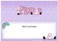 Merry Christmas Pippa Santa Matching Large Dl Insert