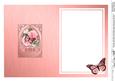 Butterfly & Roses Fancy Arch Shaped Matching Insert