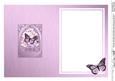 Pastel Bouquet & Butterfly Fancy Arch Shaped Matching Insert