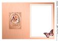 Floral Butterfly Fancy Arch Shaped Matching Insert