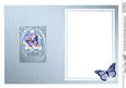 Butterfly Blues Fancy Arch Shaped Matching Insert