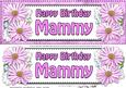Large Dl Birthday Mammy Daisies Floral 3D Decoupage