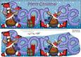 Merry Christmas George Rudolph Large Dl & 3D Decoupage