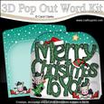 Merry Christmas to You Gigi Horse Pop Out Xmas Word