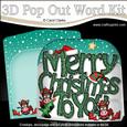 Merry Christmas to You Gigi Horse Pop Out Xmas Word