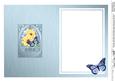 Summer Flowers & Butterfly Fancy Arch Shaped Matching Insert