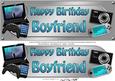 Large Dl Birthday Boyfriend Gadgets & Gizmos 3D Decoupage