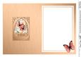 Butterflies & Flowers Fancy Arch Shaped Matching Insert