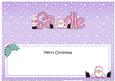 Merry Christmas Sadie Santa Matching Large Dl Insert